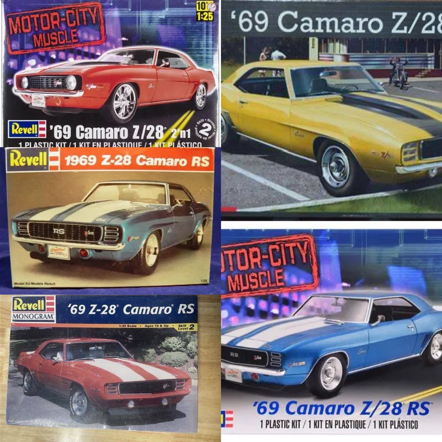 Single Carburetor Package for Revell-Monogram 1/25 Camaro Small Blocks - NEW!