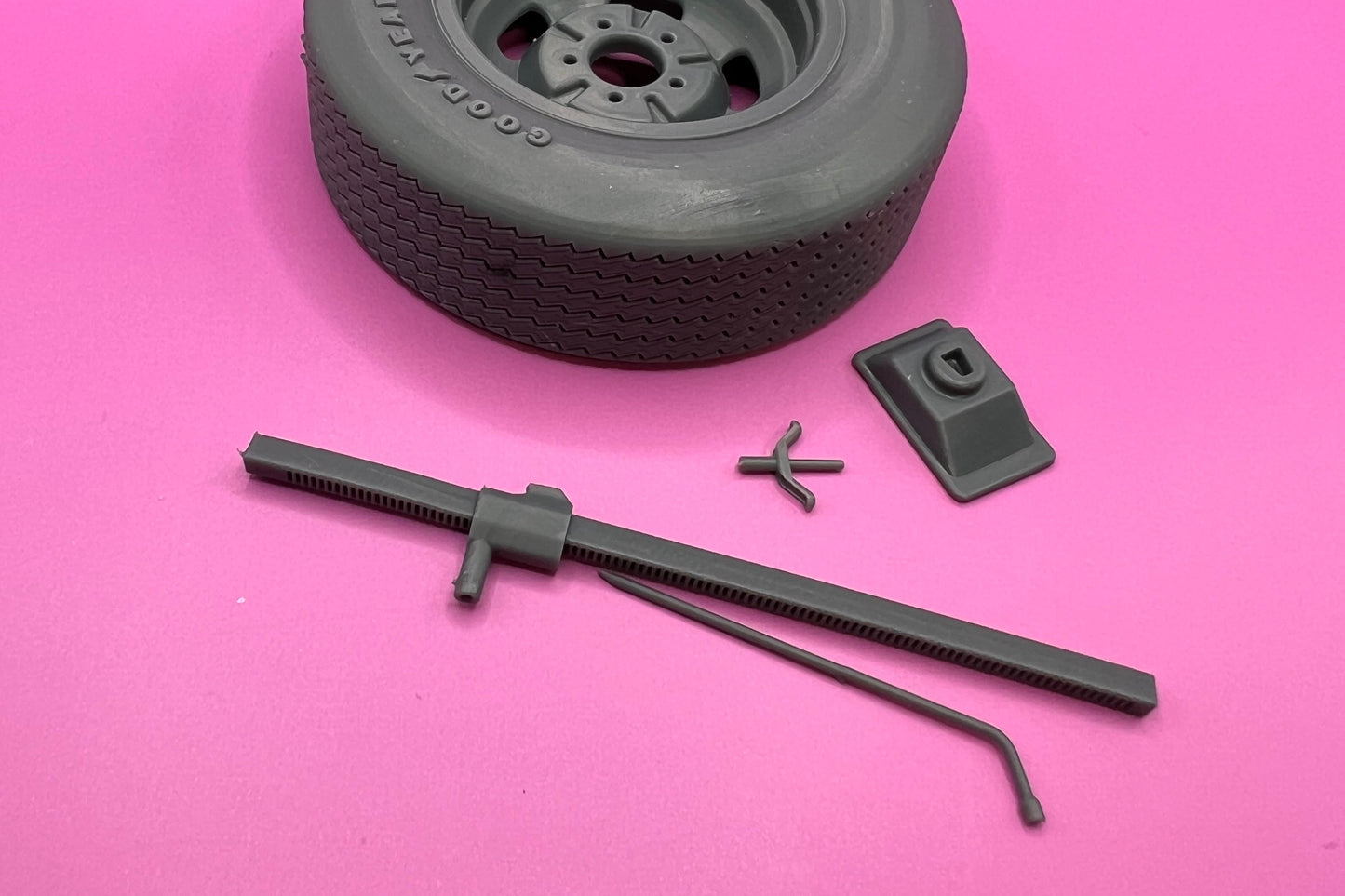 Standard Spare Tire and Jack