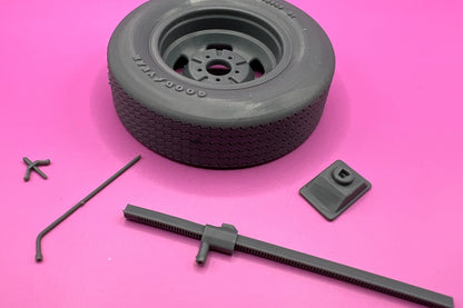 Standard Spare Tire and Jack