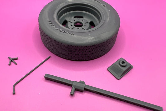 Standard Spare Tire and Jack